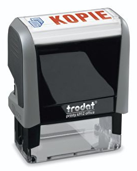 WEDO Stempel Office Printy 4912, Modell 4.0, Text Kopie WEDO Stempel Office Printy 4912, Modell 4.0, Text Kopie