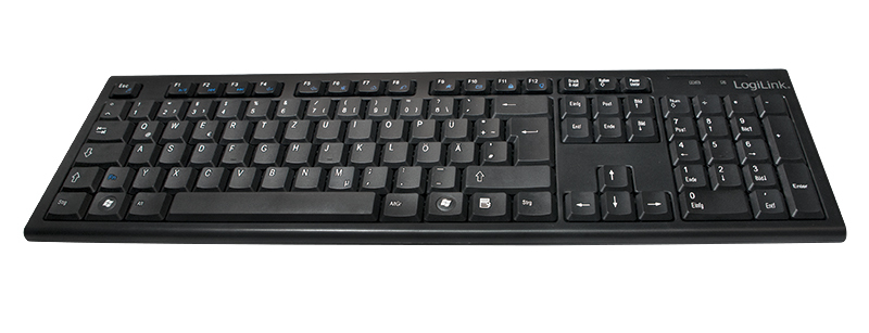 Logilink Tastatur Wireless 2,4GHz mit Maus black Logilink Tastatur Wireless 2,4GHz mit Maus black