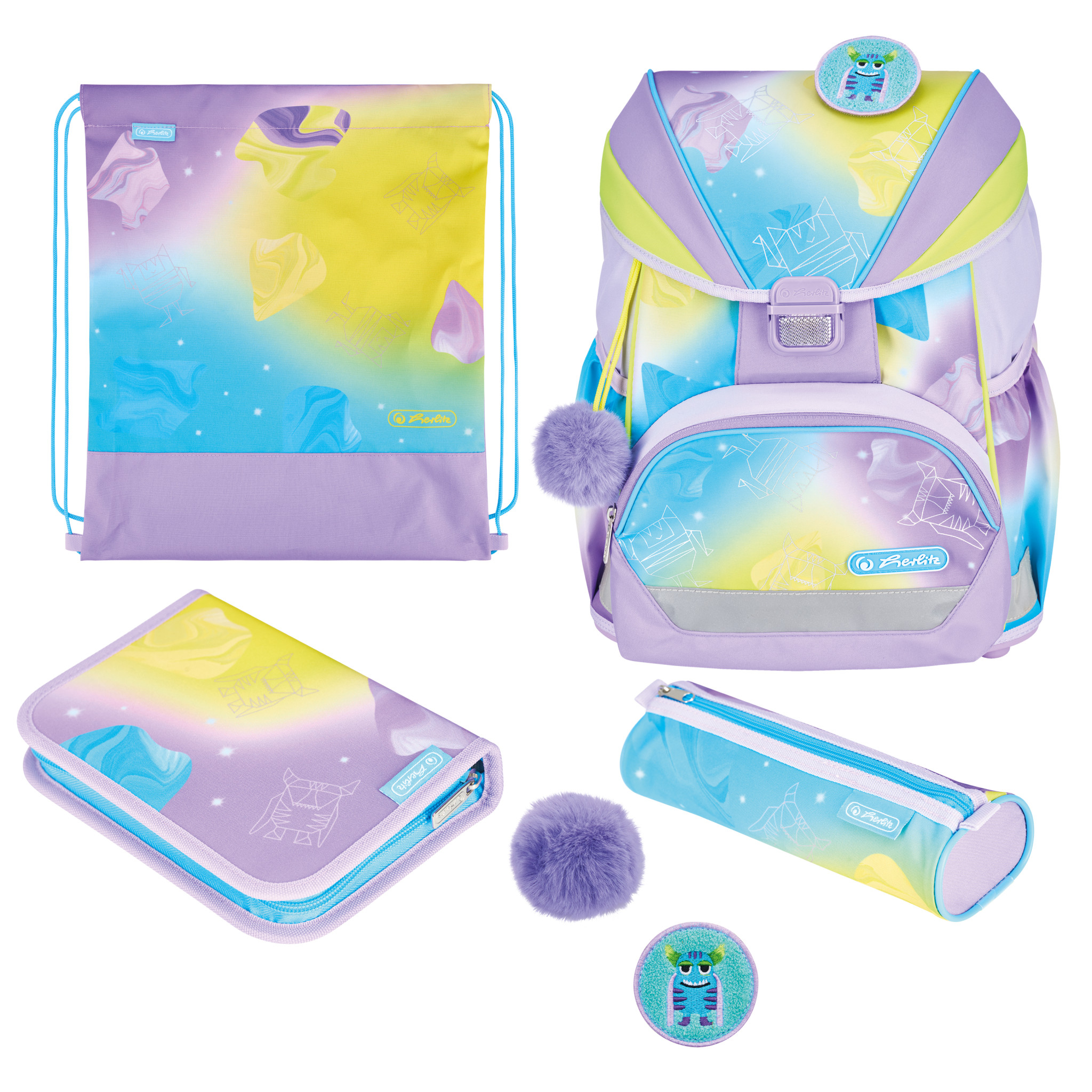 Herlitz Schulranzen UltraLight XL Plus Little Monster