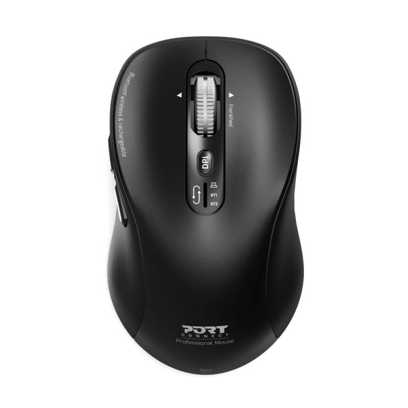 Port Maus PRO kabellos Bluetooth wiederaufladbar schwarz