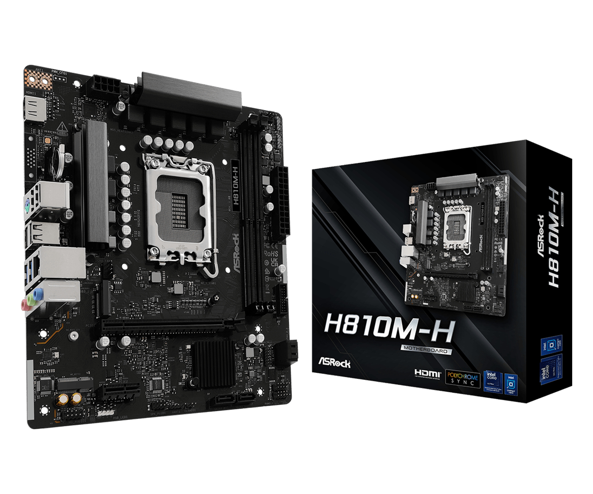 ASRock H810M-H 1851 mATX HDMI DDR5 ASRock H810M-H 1851 mATX HDMI DDR5