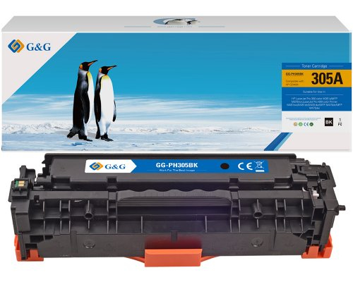 G&G Toner kompatibel mit HP 305A/&shy; CE410A