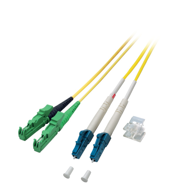 EFB Duplex Patchkabel LC-E2000 9/&shy;125 OS2 LSZH 3mm 2.0m gelb