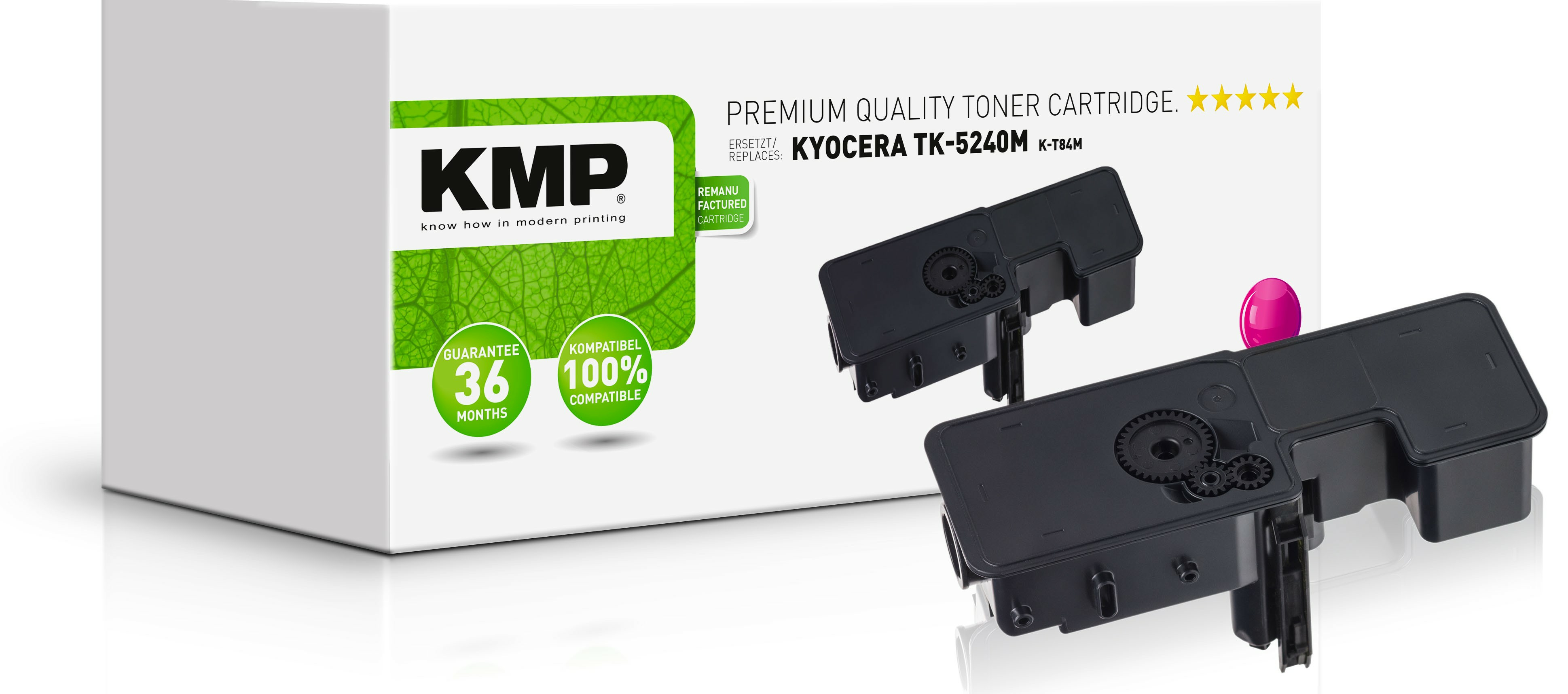 KMP Toner Kyocera TK-5240M/­TK5240M magenta 3000 S. K-T84M remanu KMP Toner Kyocera TK-5240M/­TK5240M magenta 3000 S. K-T84M remanu