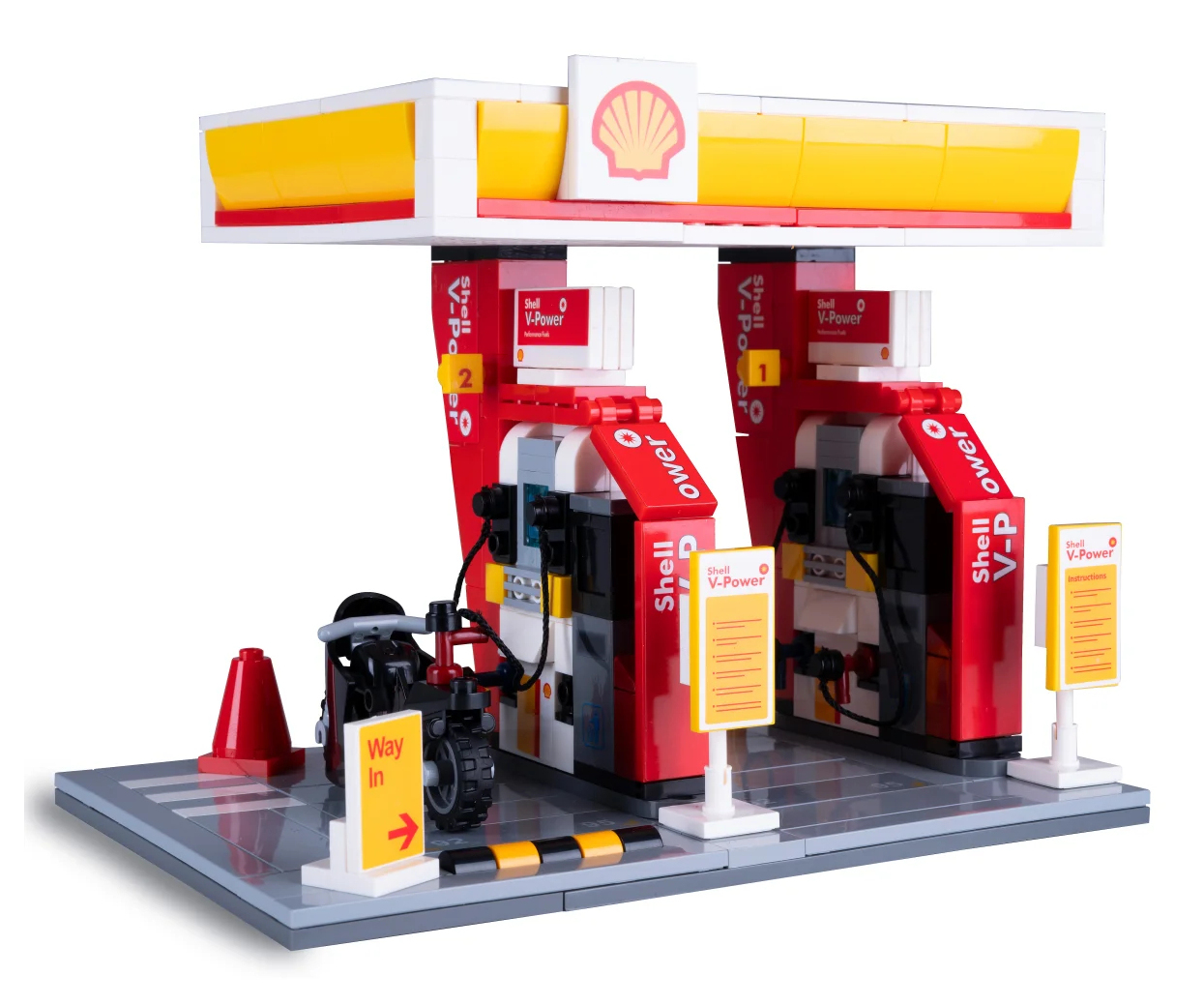Jamara CaDA Shell Tankstelle Bricks 8+