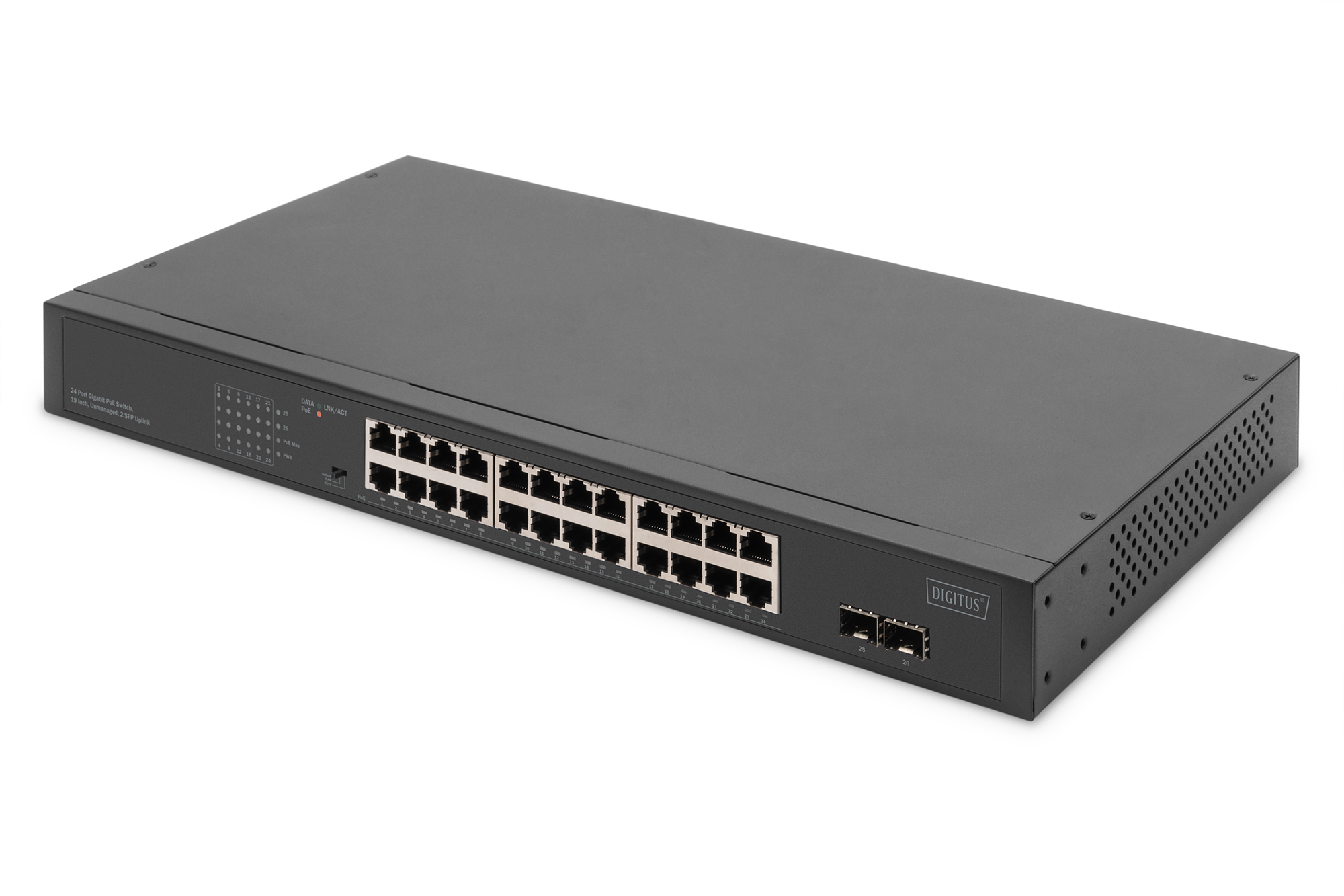DIGITUS Switch 24-Port Gigabit Unmanaged schwarz DIGITUS Switch 24-Port Gigabit Unmanaged schwarz