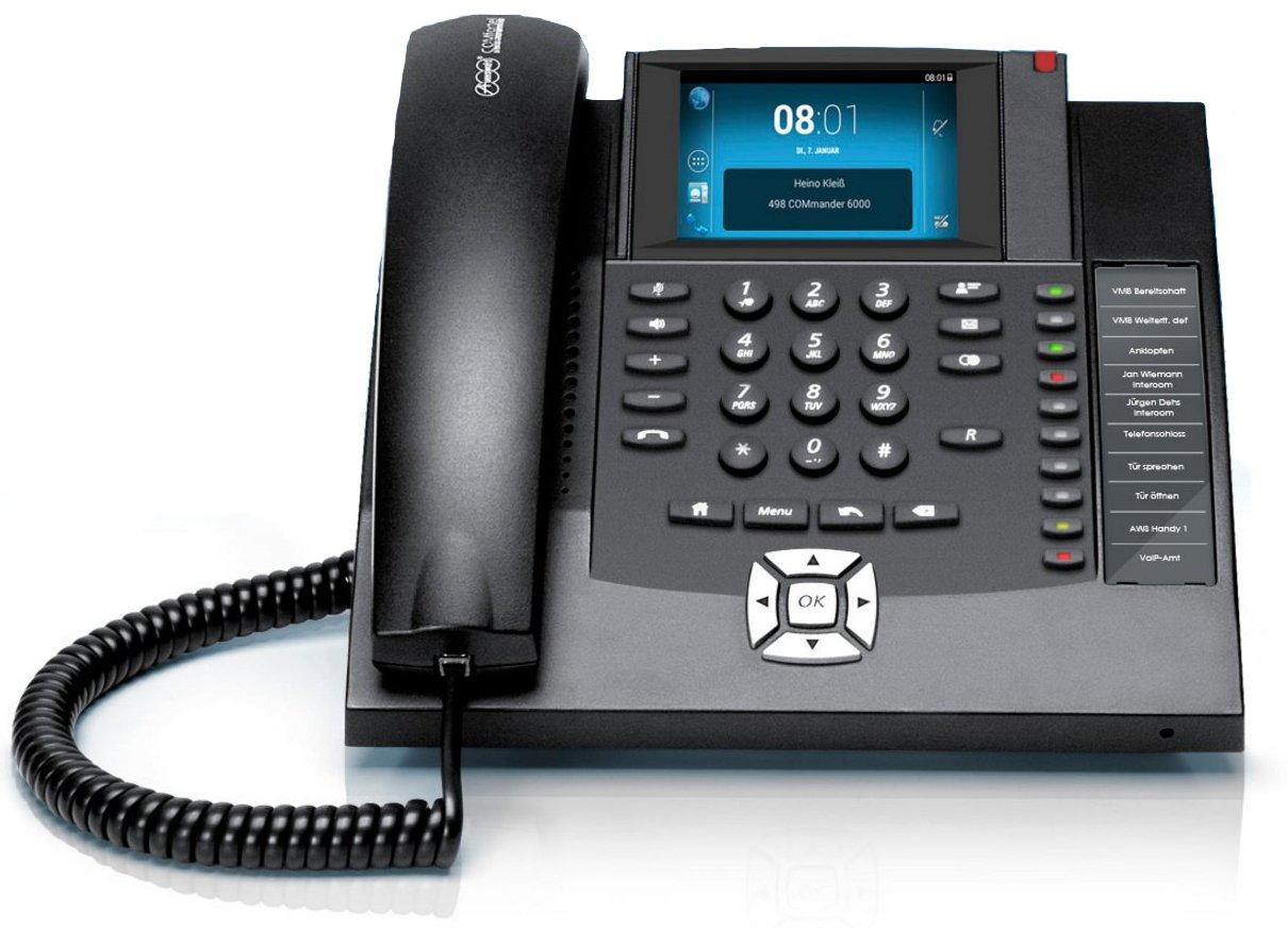 AUERSWALD Telefon COMfortel 1400 IP   schwarz