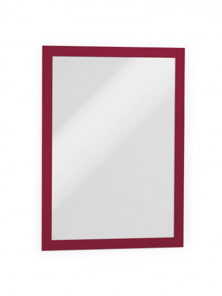 DURABLE Magnetrahmen Duraframe A4 Großpck 10er Btl rot