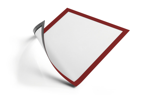 DURABLE Inforahmen Duraframe Magnetic A4 5 Stück rot