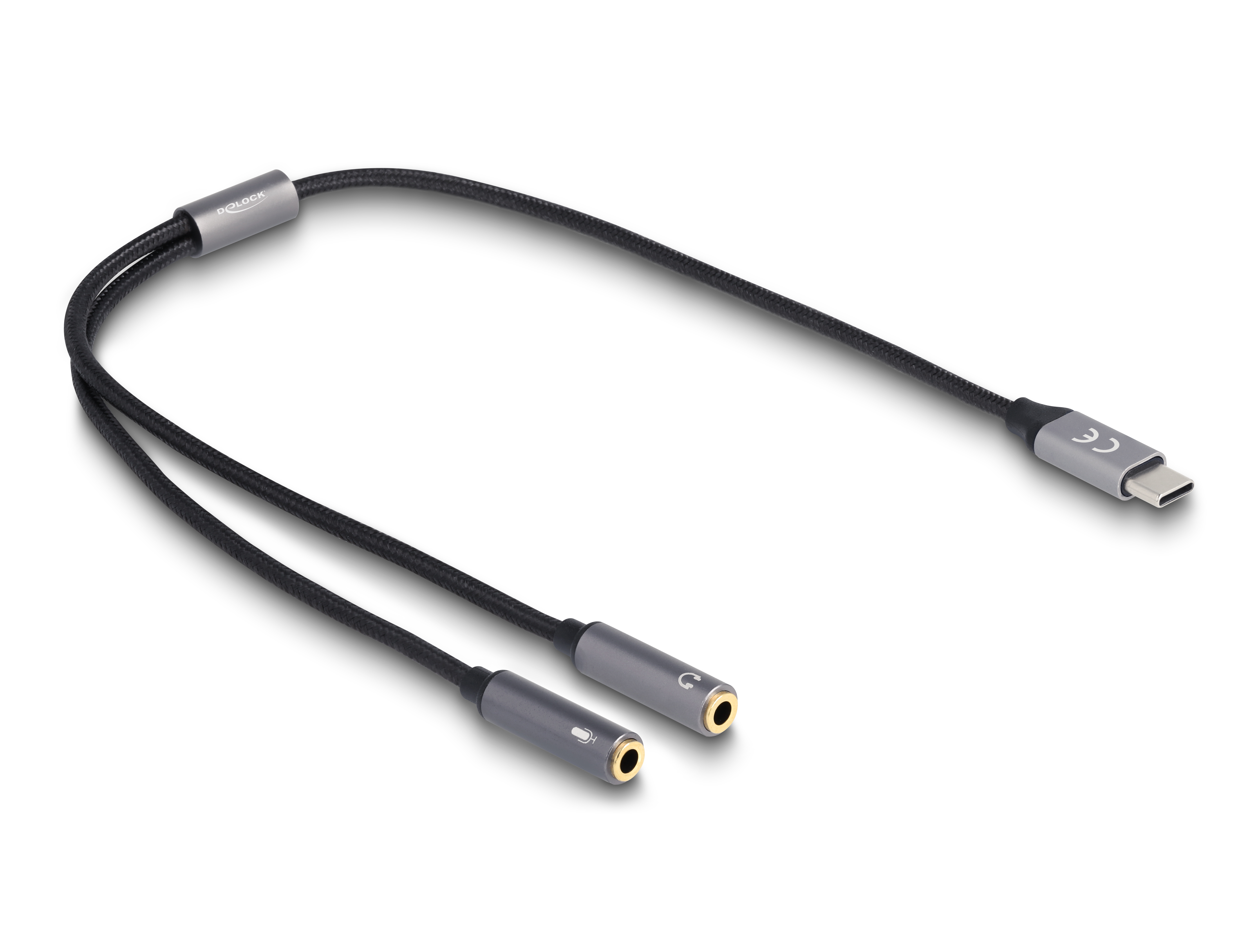 DELOCK Adapterkabel Klinke Headset 1 x USB Type-C > 2x3 Pin