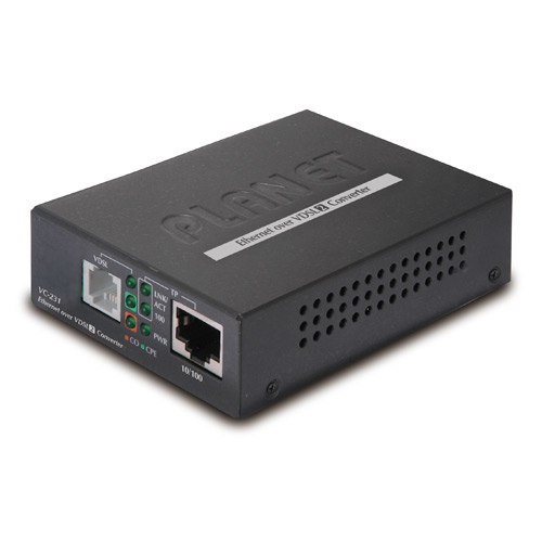 PLANET 10/&shy;100 Mbps Ethernet to VDSL2 Converter - 30a