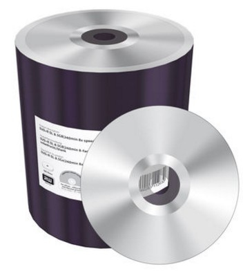 MediaRange DVD+R 8.5GB 100pcs 8x Double Layer (Shrink)