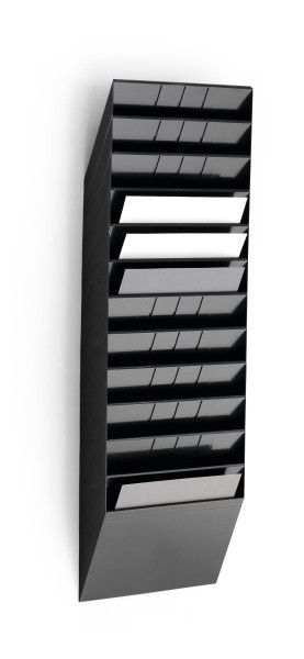 DURABLE Flexiboxx Prospektspender 12 A4 Querformat