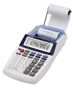 Olympia Tischrechner CPD 425 +Drucker weiss