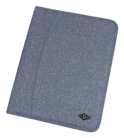 WEDO Schreibmappe A4 Denim mit Reißverschluss blau
