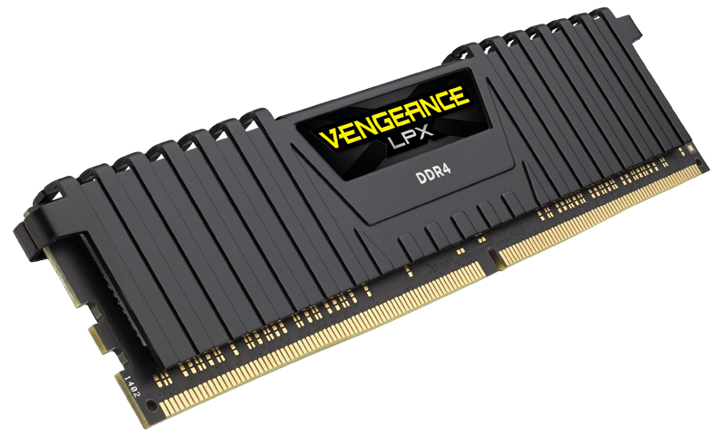 DDR4   8GB PC 2400 CL14 CORSAIR VengeanceT Black
