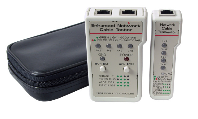 EFB Enhanced-Networkcabletester RJ45 Leitungsprüfer Messger.