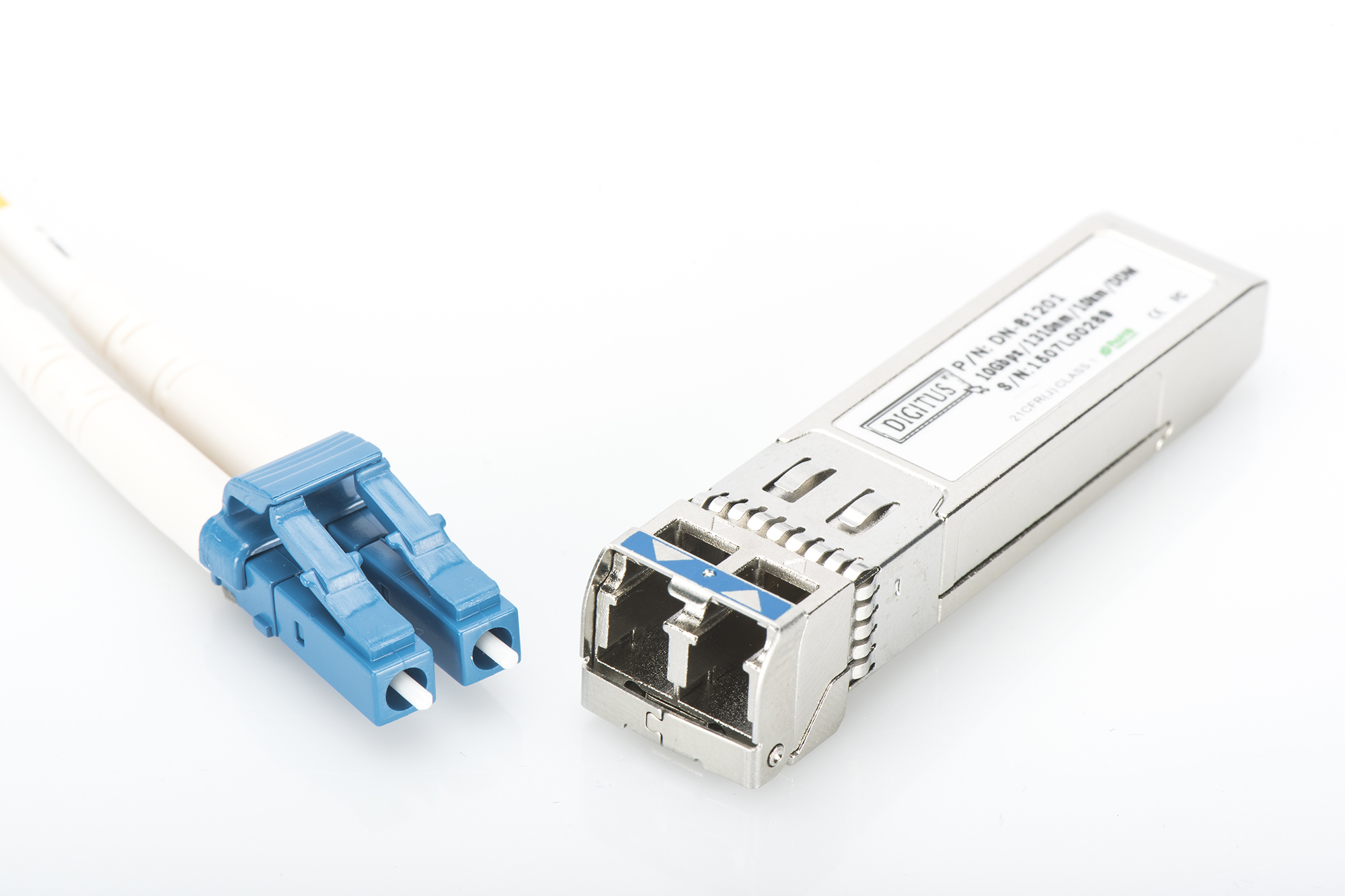 DIGITUS mini GBIC (SFP) Modul, 10Gbps, 10,0km, DDM Funktion