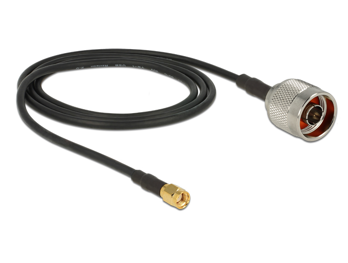 DELOCK Antennenkbel N Stecker > RP-SMA Stecker CFD200 1m