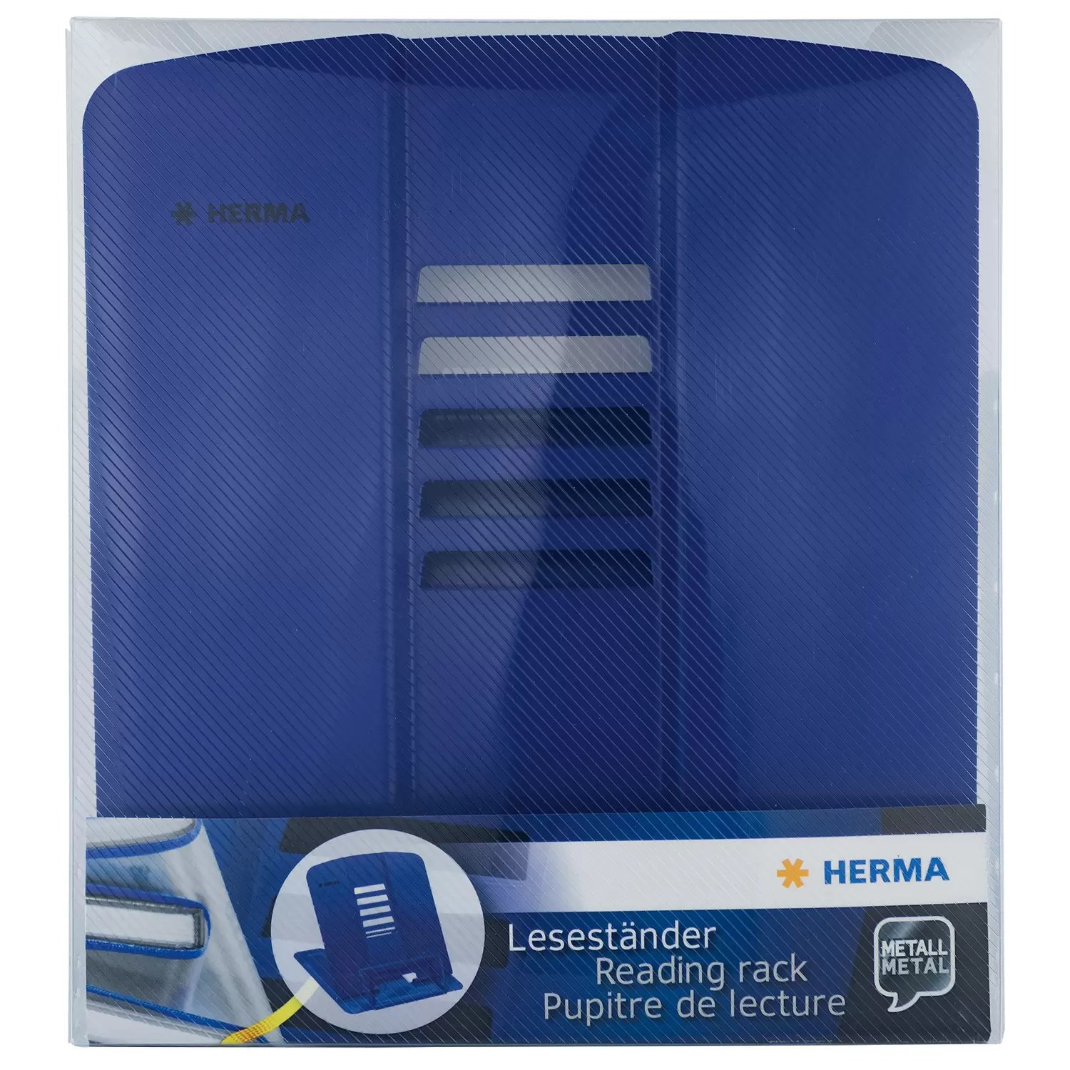 HERMA Leseständer Metall Blau