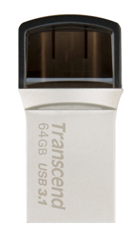 USB-Stick 64GB Transcend JetFlash 890 USB3.1 Typ-C/&shy;A