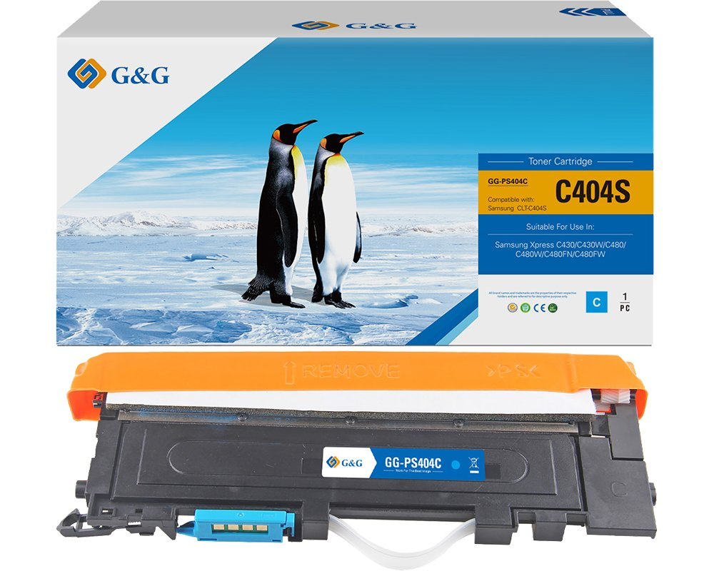G&G Toner kompatibel mit Samsung CLT-C404S/&shy; HP ST966A