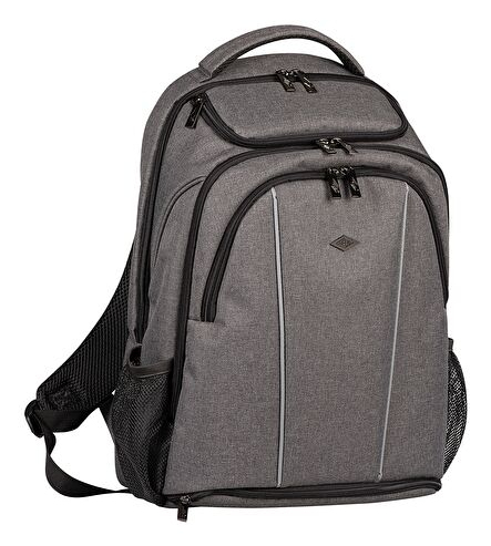 WEDO Rucksack College grau mit Komfortausstattung