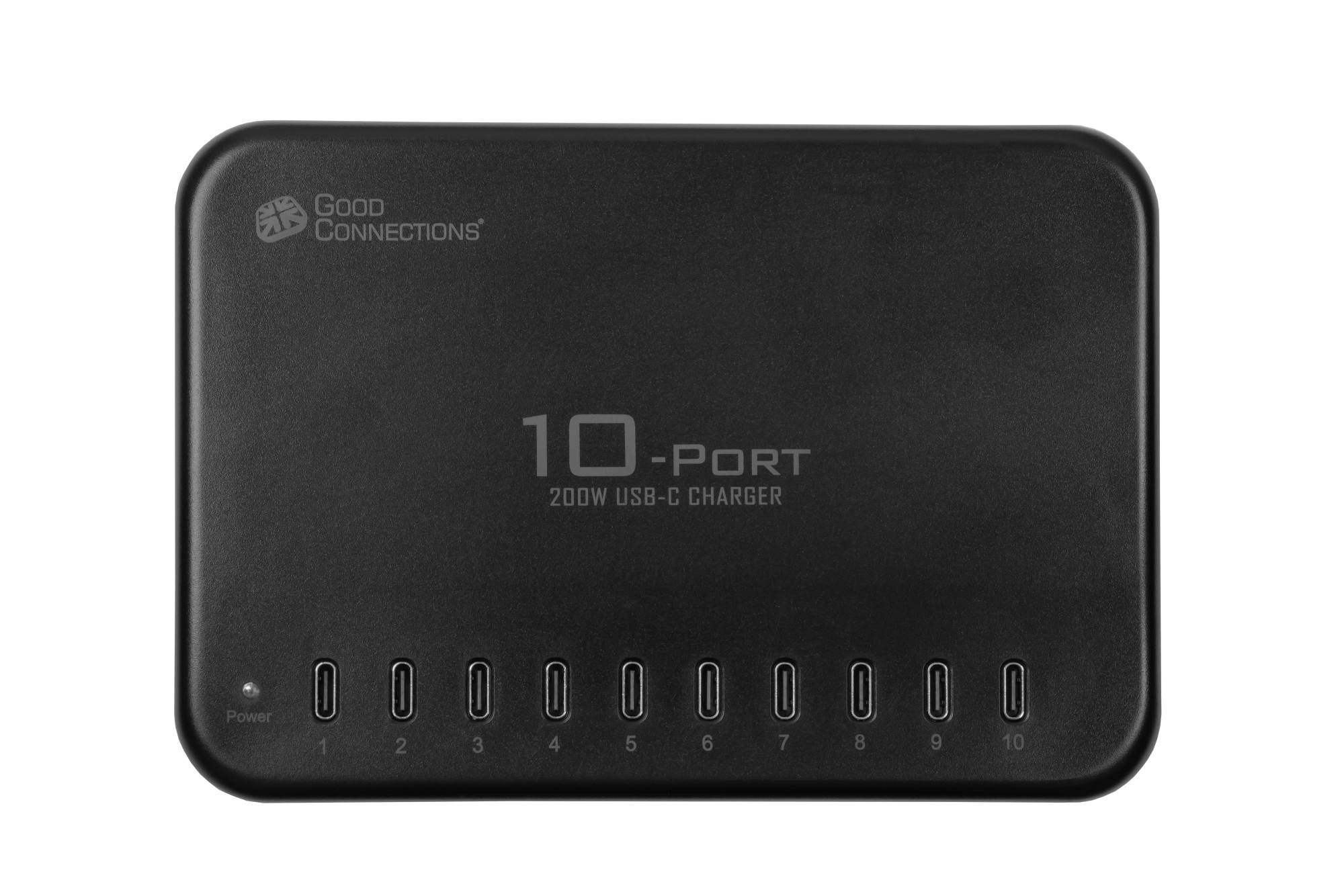 Good Connections USB-Desktop-Schnellladestation 200W 10Port Good Connections USB-Desktop-Schnellladestation 200W 10Port