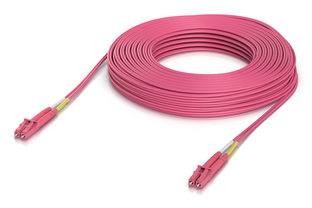 Ubiquiti OM4 Duplex LC UPC Fiber Patch Cable 30M