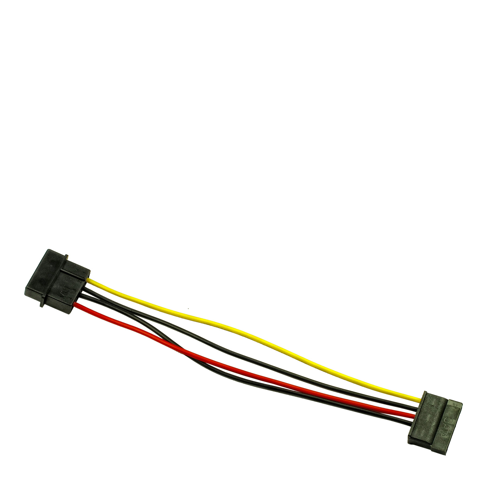 Inter-Tech Adapter 1x Molex -> 1x SATA Power 0,15m