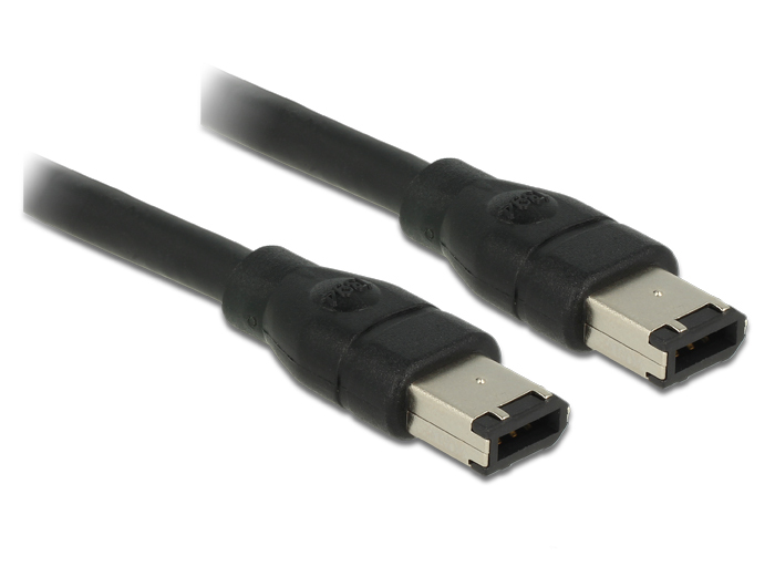 DELOCK FireWire-Kabel FW400 6Pin -> FW400 6Pin St/&shy;St 0.50m