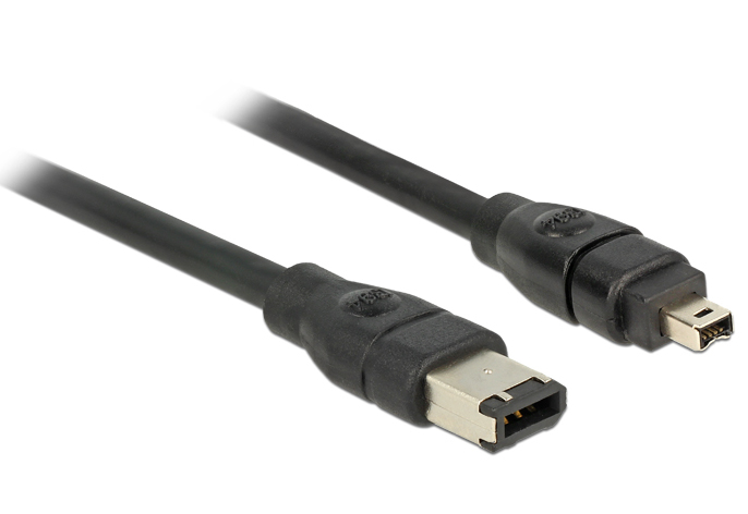 DELOCK FireWire-Kabel FW400 4pin -> FW400 6pin St/&shy;St 3,00m retai