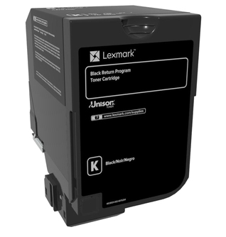 Toner Lexmark 74C20K0 black 3.000 Seiten 74C20K0