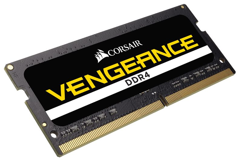 SO DDR4   8GB PC 2400 CL16 CORSAIR VENGEANCE Black retail