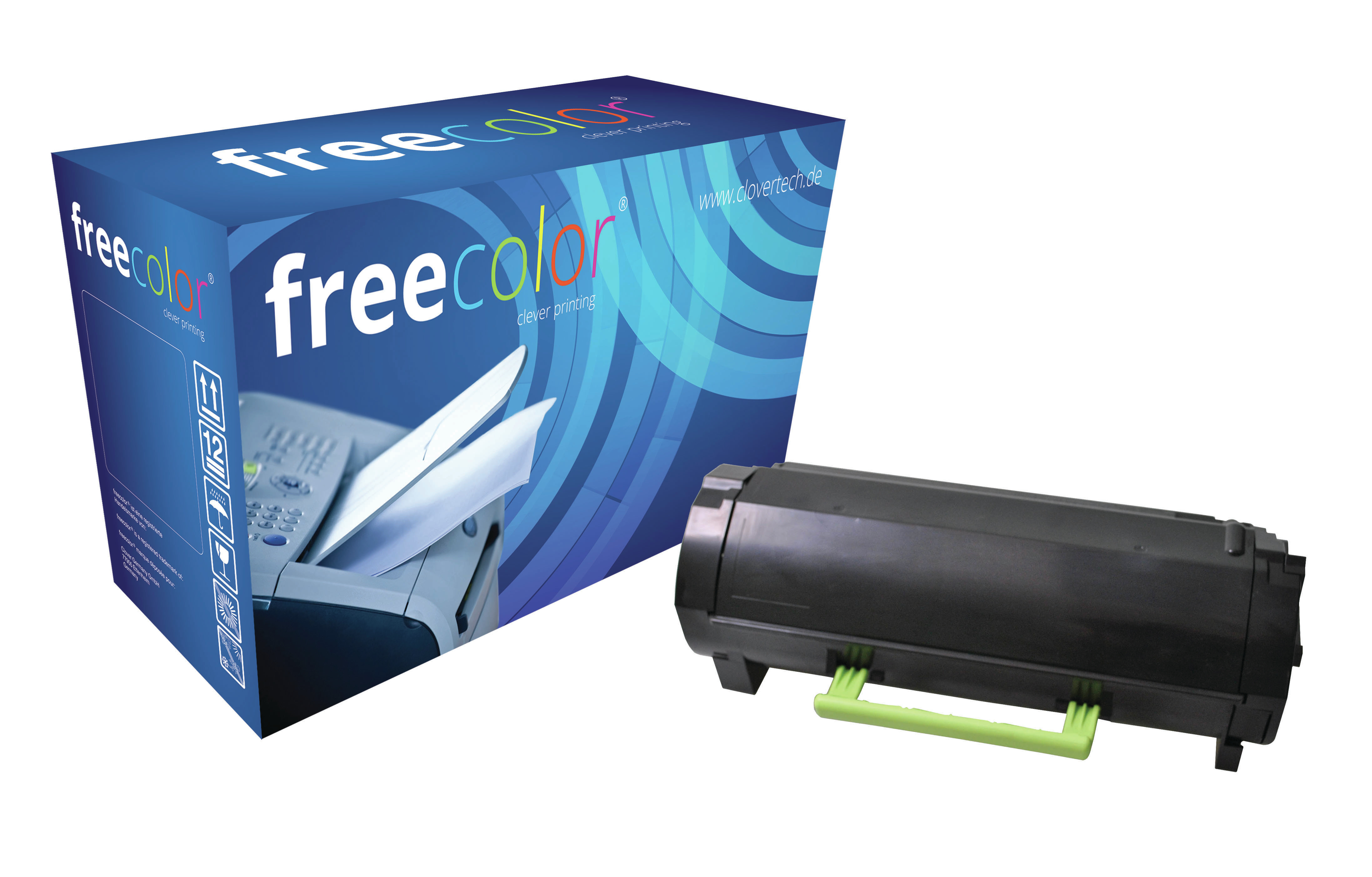 Freecolor Toner Lexmark MX510/&shy;511/&shy;611 black kompatibel