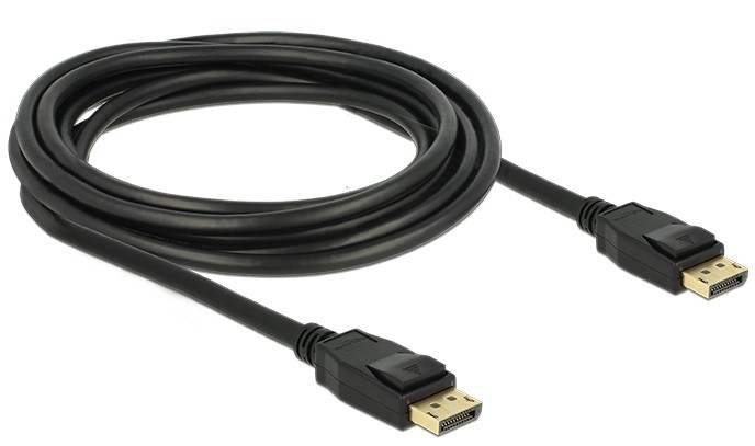 DELOCK Displayport Kabel DP -> DP St/&shy;St 3.00m schwarz 4K