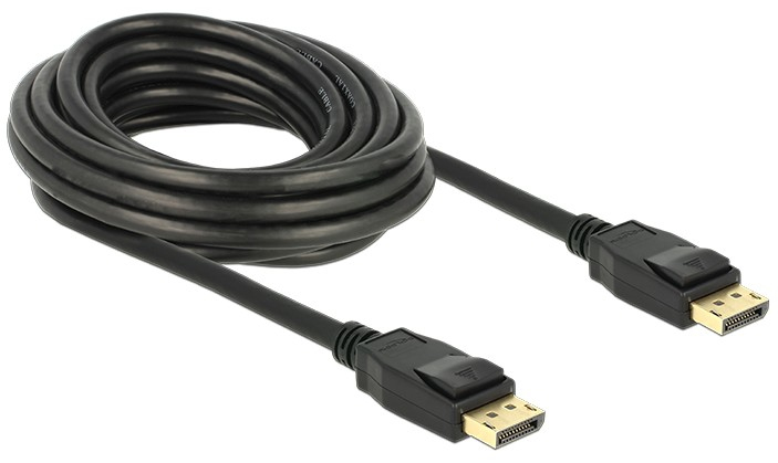 DELOCK Displayport Kabel DP -> DP St/&shy;St 5.00m schwarz 4K