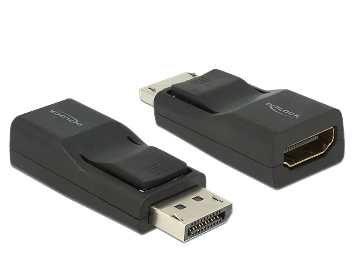 DELOCK Displayport Adapter DP -> HDMI St/&shy;Bu 4K passiv