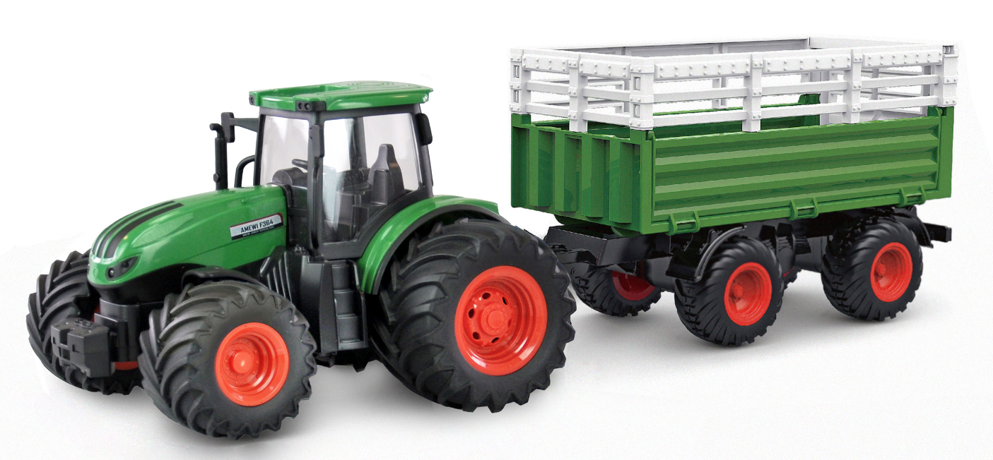 Amewi RC Traktor mit Viehtransporter LiIon 500mAh grün/­6+ Amewi RC Traktor mit Viehtransporter LiIon 500mAh grün/­6+