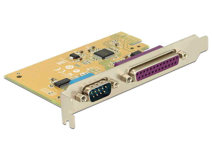 DELOCK PCI Expr Card 1x D-Sub9 + 1x D-Sub25