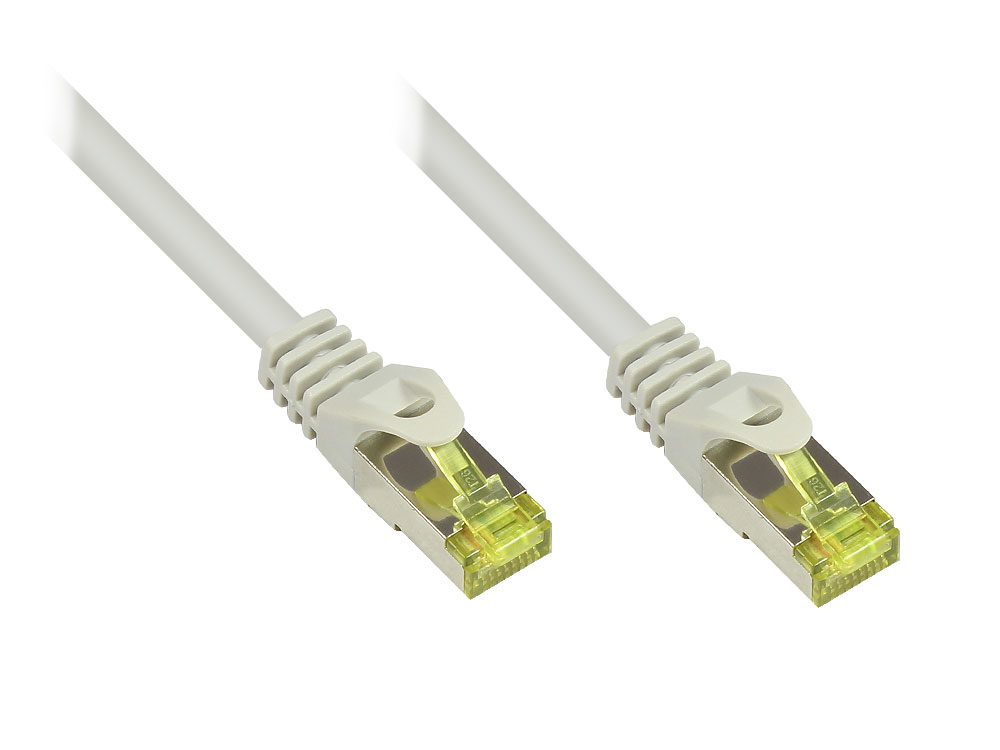 Good Connections Patchkabel m. Cat.7 Rohkabel grau 20m