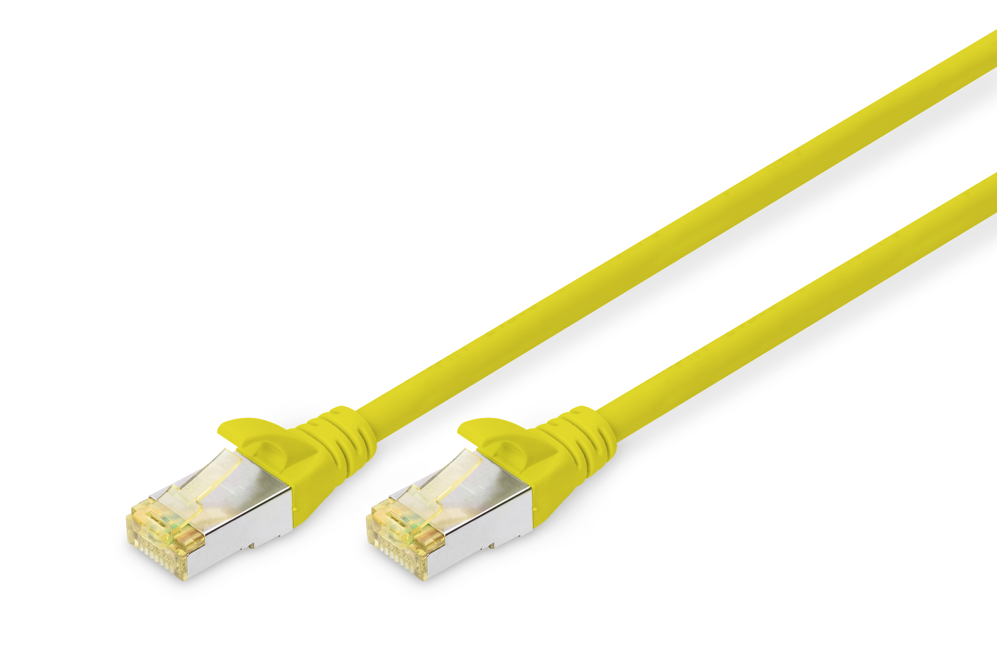 DIGITUS CAT 6A S/&shy;FTP Patchkabel, 5m, gelb