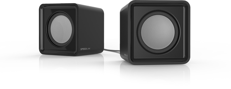 Speedlink Lautsprecher TWOXO, Stereo, schwarz retail