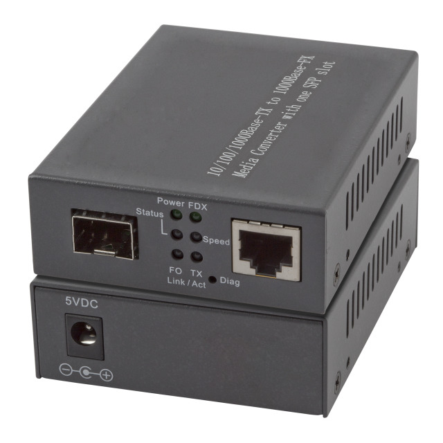 EFB Media Konverter 1x100/­1000Mbit RJ45 1 x Gigabit SFP Port EFB Media Konverter 1x100/­1000Mbit RJ45 1 x Gigabit SFP Port