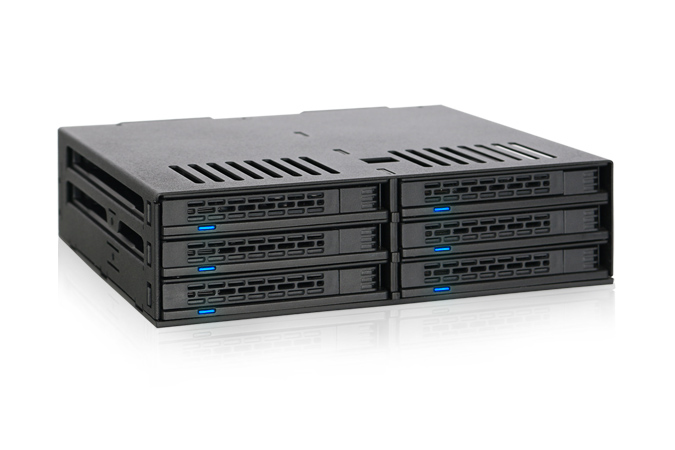 Backplane IcyDock 6x6,3cm SATAI-III/&shy;SSD/&shy;SAS MB326SP-B