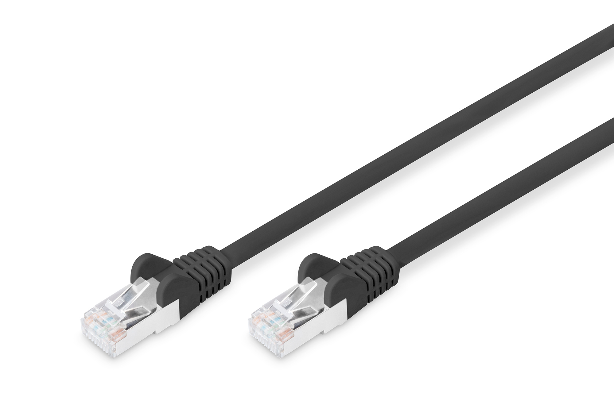 DIGITUS CAT6 RJ45 S/&shy;FTP Patchkabel 10,0m schwarz