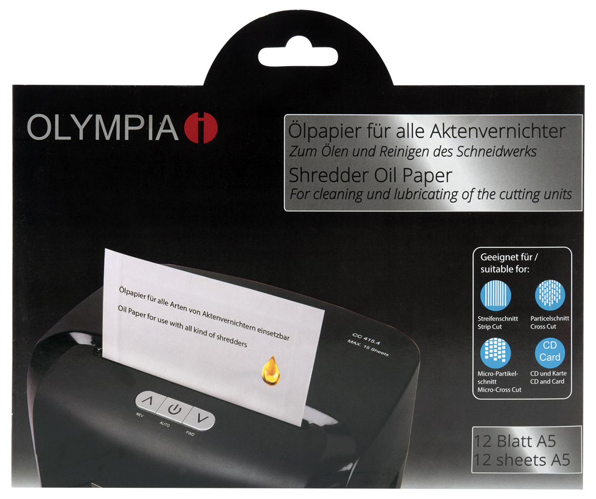 Olympia Ölpapier A5                                 12 Blatt