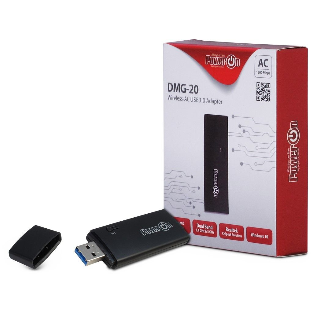 Inter-Tech Wi-Fi 5 USB Adapter DMG-20 USB3.0 Stick  1200Mbps