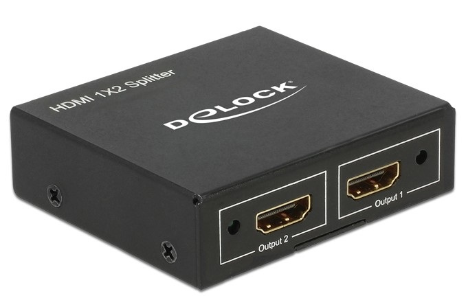 DELOCK HDMI Splitter 1 Eingang -> 2 Ausgänge 4K