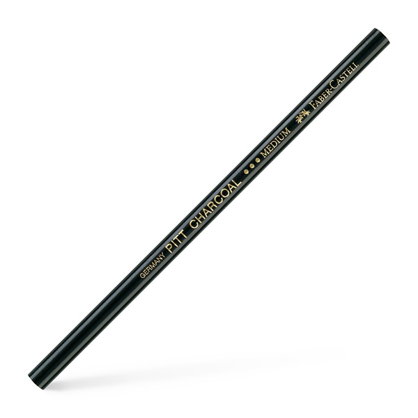 FABER-CASTELL Kohlestift Pitt fettfrei schwarz medium